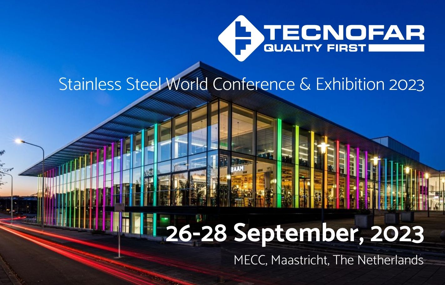 Tecnofar go to Stainless Steel World Conference & Exhibition 2023
